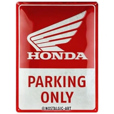 Afbeelding van Metalen Bord 30x40 cm Honda MC Parking Only