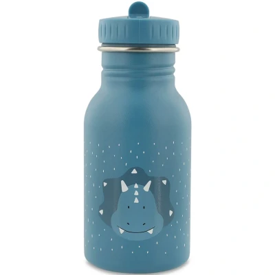Afbeelding van Trixie Drinkfles Mr. Triceratops RVS Waterfles voor kinderen 350ml Lekvrije Fles Blauw Dino