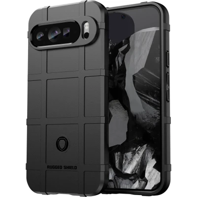 Afbeelding van imoshion Hoesje Geschikt voor Google Pixel 9 Pro XL Siliconen Rugged Shield Backcover Zwart