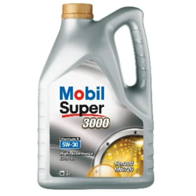 Afbeelding van Mobil 3000 Formula R SUPER 5W 30 5L Motorolie 154126 RENAULT: Clio 3, 4, Kangoo II / Grand Kangoo, MERCEDES BENZ: A Class, CLA Coupe, B Class