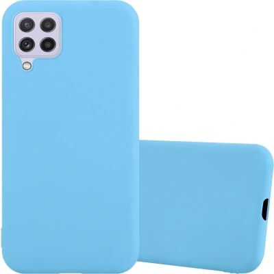 Afbeelding van Cadorabo Hoesje geschikt voor Samsung Galaxy A22 4G / M22 M32 in CANDY BLAUW Beschermhoes gemaakt van flexibel TPU silicone Case Cover
