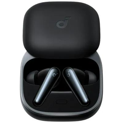 Afbeelding van soundcore Liberty 5 by Anker, draadloze oordoppen met noise cancelling, 2x sterkere stemonderdrukking, realtime adaptieve canceling, snelladen, Dolby Audio, heldere gesprekken 6 microfoons en AI, lange batterijduur