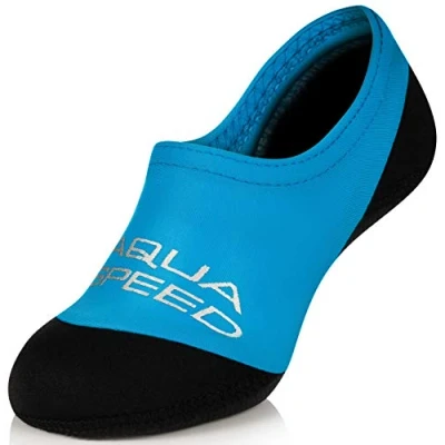 Afbeelding van Aqua Speed Neo Socks Elastische neopreen sokken voor kinderen, antislipzool, eenvoudige bediening, kleur 01 / blauw, maat 20/21