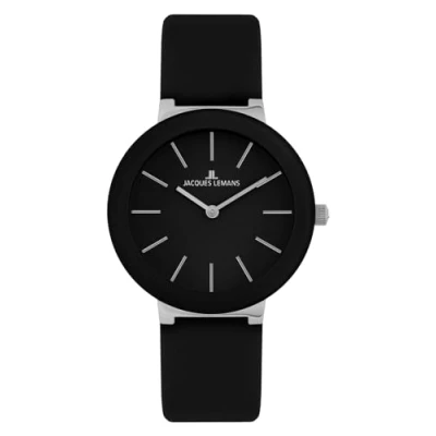 Afbeelding van Jacques Lemans Analog Quarz Horloge, Dames, Maat: One Size, Schwarz