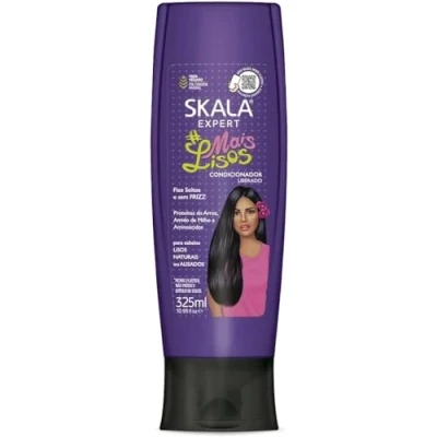 Afbeelding van SKALA Extra gladde conditioner Glad en pluisvrij haar Verrijkt met vitamine E panthenol Rijsteiwit siliconen 100% veganistisch, wit, 325 ml