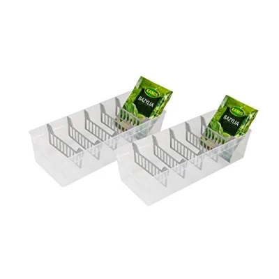 Afbeelding van Opbergdoos/keukenorganizer, met handgreep, voor de opbergkast