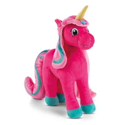 Afbeelding van pluche dier Lissy Pony Antonia eenhoorn, 17 cm, roze, knuffeldier, schattige knuffel, om te spelen, voor kinderen en volwassenen, een geweldig cadeau idee