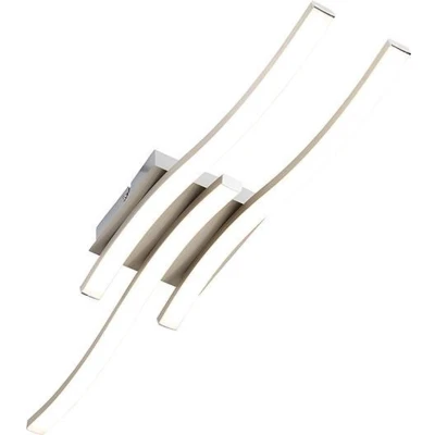 Afbeelding van Trio Leuchten onda Plafondlamp 3 lichts L 560 mm Staal