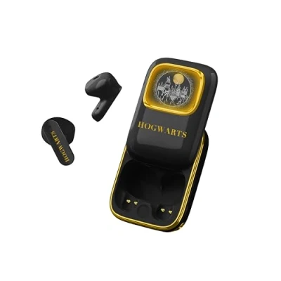 Afbeelding van Harry Potter TWS earpods slide open oplaadcase met LED verlichting touch control extra eartips
