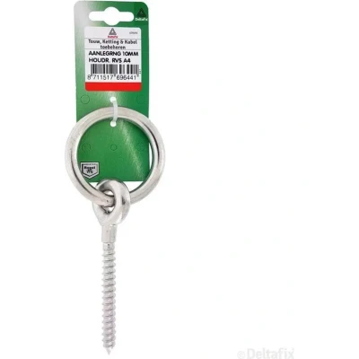 Afbeelding van Aanlegring 10mm houdr rvs a4 Deltafix