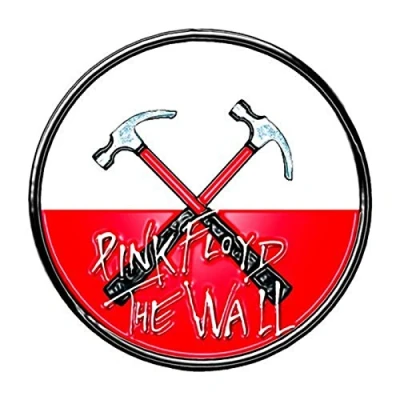 Afbeelding van Pink Floyd The Wall Hammers Logo Pin Multicolours
