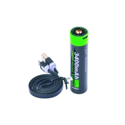 Afbeelding van Nextorch 18650 Li ion Batterij Oplaadbaar via USB