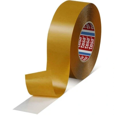 Afbeelding van TESA 51970 transparante dubbelzijdige filmische tape transparant 50 mm x m 00016 00