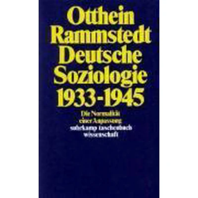 Afbeelding van Deutsche Soziologie 1933 1945