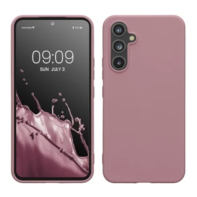 Afbeelding van kwmobile telefoonhoesje geschikt voor Samsung Galaxy A54 5G Hoesje smartphone Back cover in mat oudroze