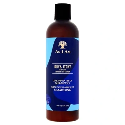 Afbeelding van As i Am Dry &amp; Itchy Scalp Care Olive Tea Tree Oil Shampoo 355ml