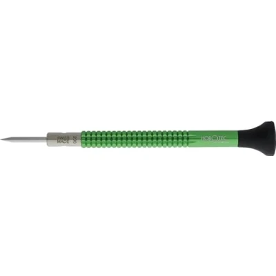 Afbeelding van Horotec MSA01.020 horlogemakersschroevendraaier van eloxe aluminium, ergonomische POM kop en verwisselbare roestvrijstalen boor, 2,00 mm