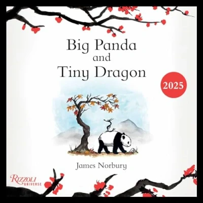 Afbeelding van Big Panda and Tiny Dragon 2025 Wall Calendar