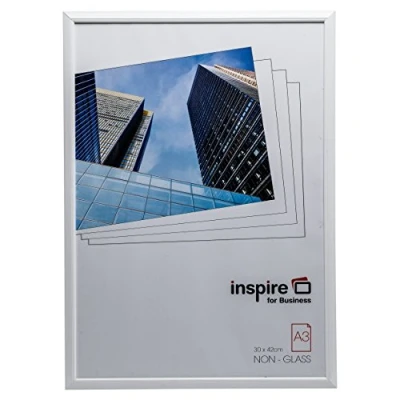Afbeelding van Hampton fotokader, 1.4 cm PVC profiel, wit, A3 fotokader