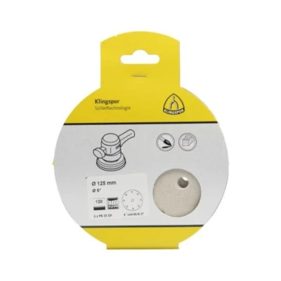 Afbeelding van Klingspor schuurpapier/schijf GLS27 dia 125mm K180 (5st)