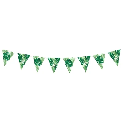 Afbeelding van PARTYDECO Tropische bladeren kartonnen slinger