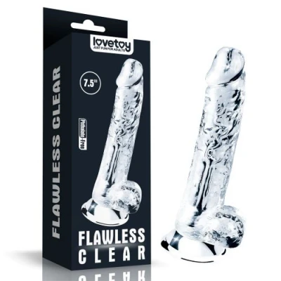 Afbeelding van Dildo Flawless Clear met Balzak