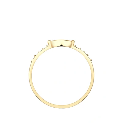 Afbeelding van Elli Classic CHIC Ring, Dames, Maat: 54, Gold