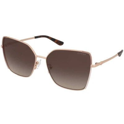 Afbeelding van Guess Zonnebril, Dames, Maat: 59, Gold brown