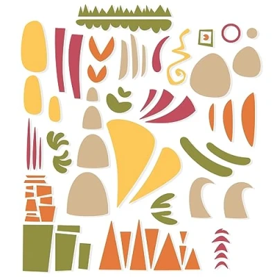 Afbeelding van Sizzix Thinlits Die Set Infinite Doodles #1