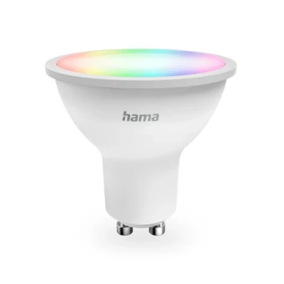 Afbeelding van Hama Smart LED lamp helder GU10 WLAN Matter 4,9 W RGBW