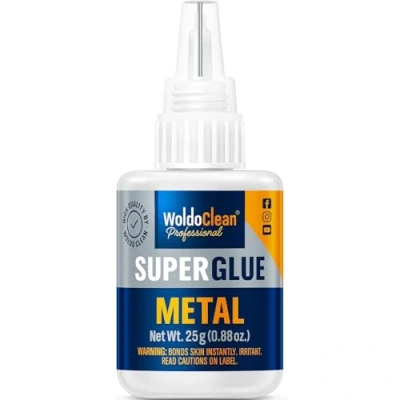 Afbeelding van Extra sterke secondelijm voor metaal, 25 g, waterdicht, hittebestendig en met naaldsluiting