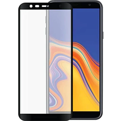 Afbeelding van Bigben Connected, 2.5D gehard glas anti kras screen protector Geschikt voor Samsung Galaxy J4 Plus, Doorzichtig zwart