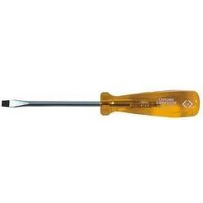 Afbeelding van C.K Werkplaats Platte schroevendraaier Kopbreedte: 6 mm Koplengte: 100 DIN 5264, ISO 2380 2