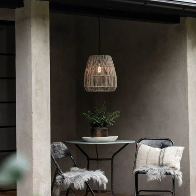 Afbeelding van PR Home Saigon hanglamp buiten grijs Ø 38 cm