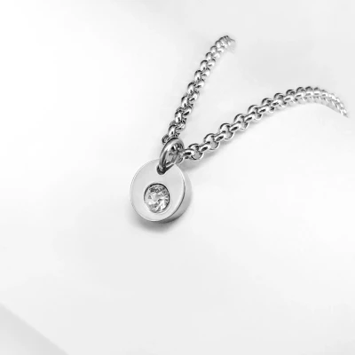 Image de Ponytail&amp;Co Pendentif Mini Crystal Acier