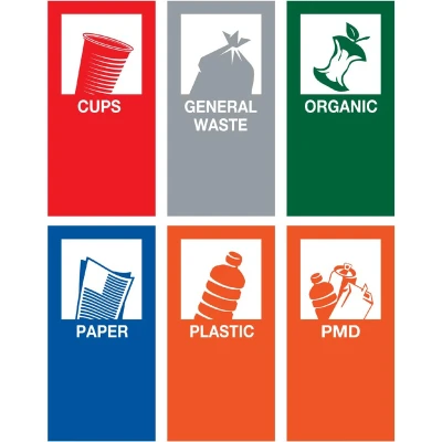 Afbeelding van V Part magneetstickerset, pak van 6 stuks, geassorteerd