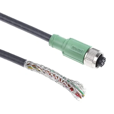 Afbeelding van Phoenix Contact 1522891 Sensor/actuator connector, geassembleerd M12 Aantal polen: 8 Bus, recht 10.00 m 1 stuk(s)