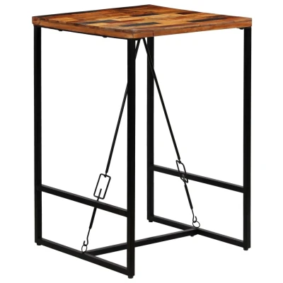Afbeelding van Bartafel 70x70x106 cm massief gerecycled hout