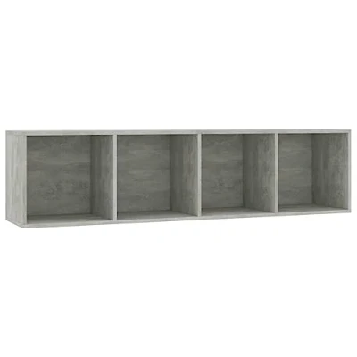 Afbeelding van vidaXL Boekenkast/tv kast, betongrijs, 143 x 30 36 cm