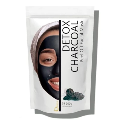 Afbeelding van Oïléna Peel Off Alginaat Detoxiderend masker, 100% natuurlijk, hydraterend, 200 g, verkoelend effect, ideaal voor ultrasone gel, kleimasker, zwarte detox shampoo