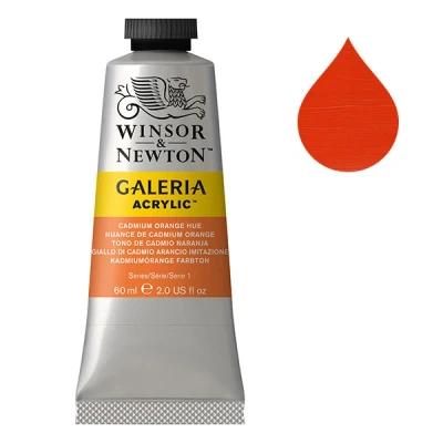 Image de Winsor &amp; Newton Galeria peinture acrylique (60 ml) 90 nuance de cadmium orange