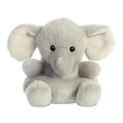 Image de Aurora éléphant Palm Palsen peluche junior 13 cm gris