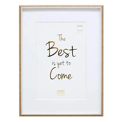 Afbeelding van Deknudt S46WG4P1_30,0X40,0 Wissellijst Papierformaat: 30 x 40 cm Wit, Beige