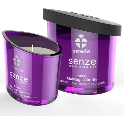 Afbeelding van Swede Senze Divinity Massage Candle Grapefruit Palmarosa Petitgrain 50 ml