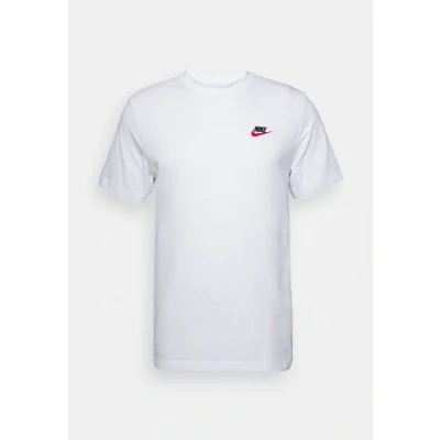 Afbeelding van Nike Sportswear CLUB TEE Tshirt basic, Heren, Maat: Small, White