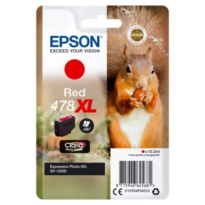 Image de Epson 478XL 10.2 ml haute capacité rouge original cartouche d&#039;encre pour Expression Home HD XP 15000