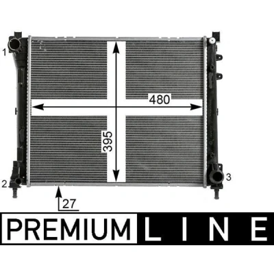 Afbeelding van Mahle Original Radiateur CR 2012 000P