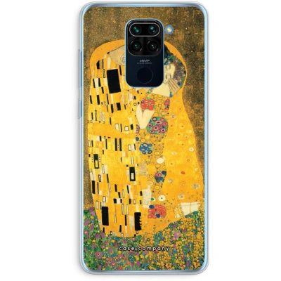 Afbeelding van Case Company® hoesje geschikt voor Xiaomi Redmi Note 9 Der Kuss Soft Cover Telefoonhoesje Bescherming aan alle Kanten en Schermrand