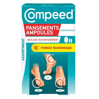 Afbeelding van Compeed® Pleister Blaren Mixpack 3 in 1 verpakking voordeelverpakking (10 st.)