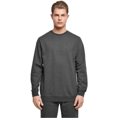Afbeelding van Basic Crewneck Sweater met ronde hals Charcoal S